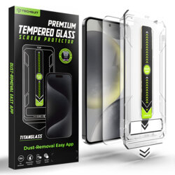 Folie Samsung Galaxy S24 Plus Techsuit TitanGlass CrystalHD, transparenta