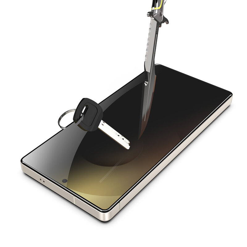 Folie Samsung Galaxy S24 Plus Techsuit TitanGlass CrystalHD, privacy