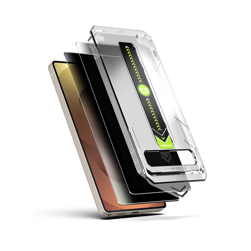 [Pachet 2x] Folie Samsung Galaxy S24 Techsuit TitanGlass CrystalHD, privacy