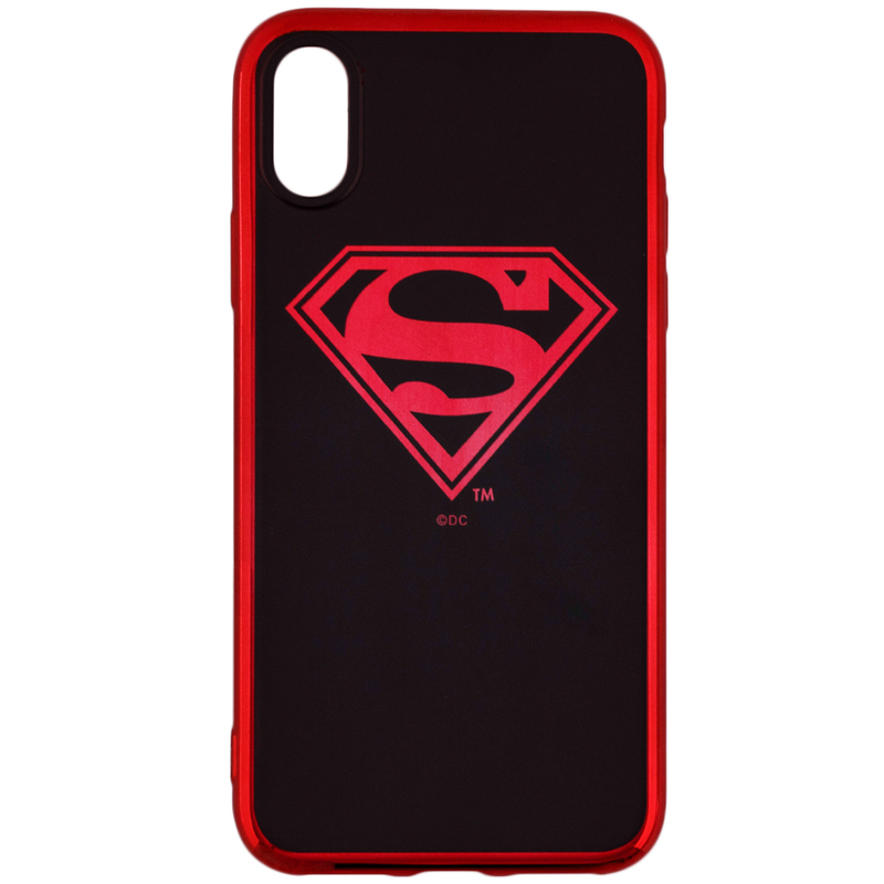 Husa iPhone X, iPhone 10 Cu Licenta DC Comics - Superman Chrome