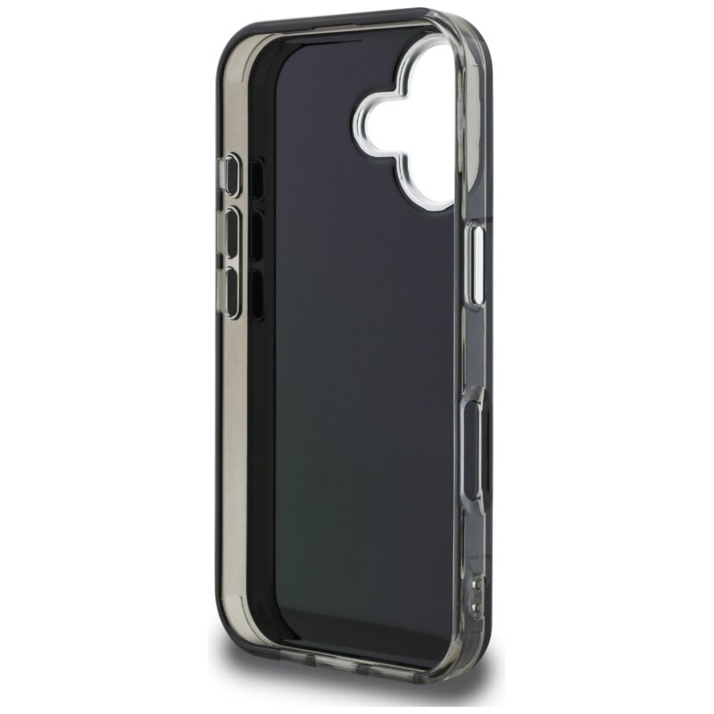 Husa iPhone 16 Karl Lagerfeld IML Aquarelle Karl & Choupette, KLHCP16SHMKCAQK