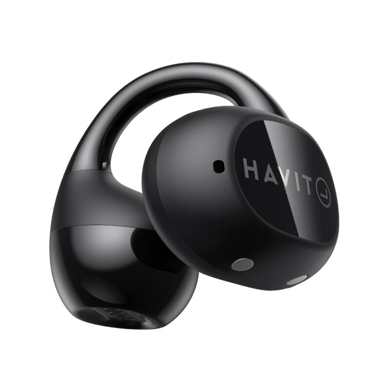 Casti wireless Bluetooth cu microfon, ENC Havit, OWS916, negru