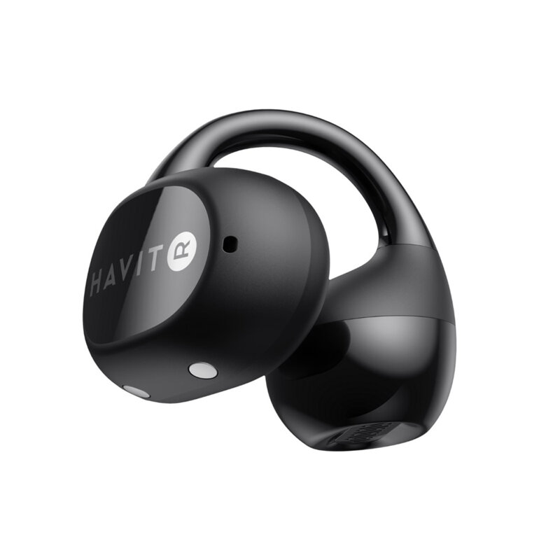Casti wireless Bluetooth cu microfon, ENC Havit, OWS916, negru