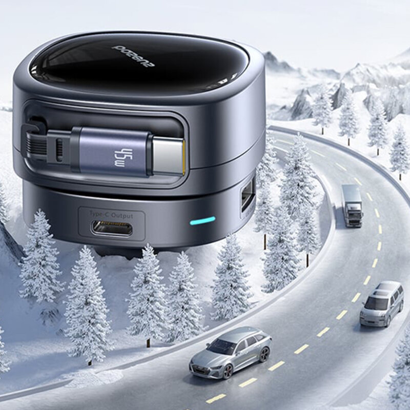 Incarcator auto + cablu 60W Baseus, C00035902121-00