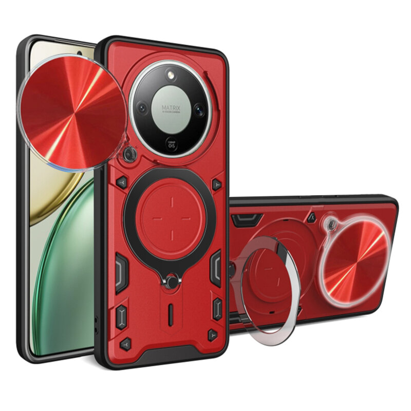 Husa Honor Magic8 Lite Techsuit CamGuard Pro, rosu