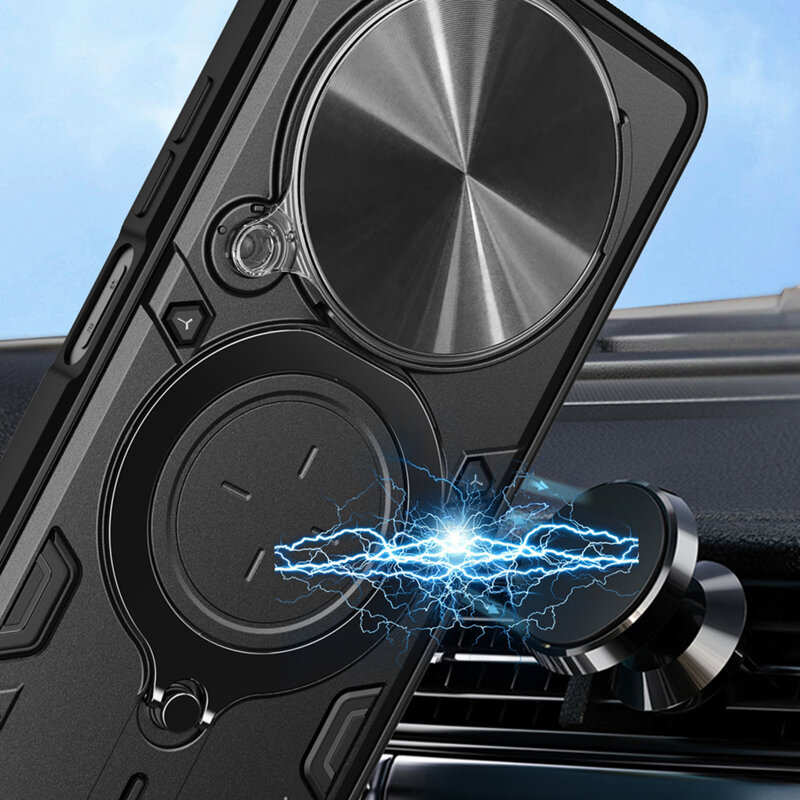 Husa Honor Magic8 Lite Techsuit CamGuard Pro, rosu