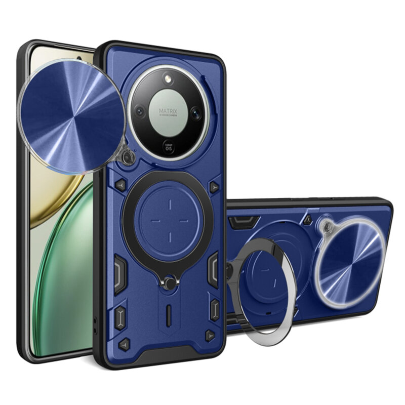 Husa Honor Magic8 Lite Techsuit CamGuard Pro, albastru