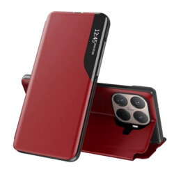 Husa Xiaomi 15T Pro Eco Leather View flip tip carte, rosu