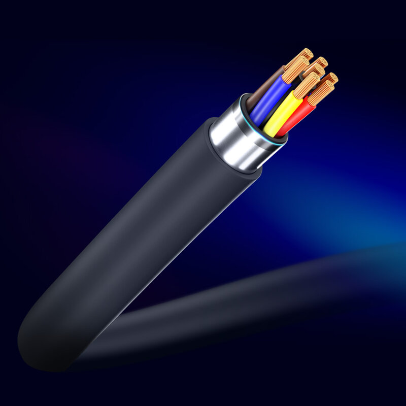 Cablu de date USB-C 100W, 3mk Hyper, negru, 1.2m