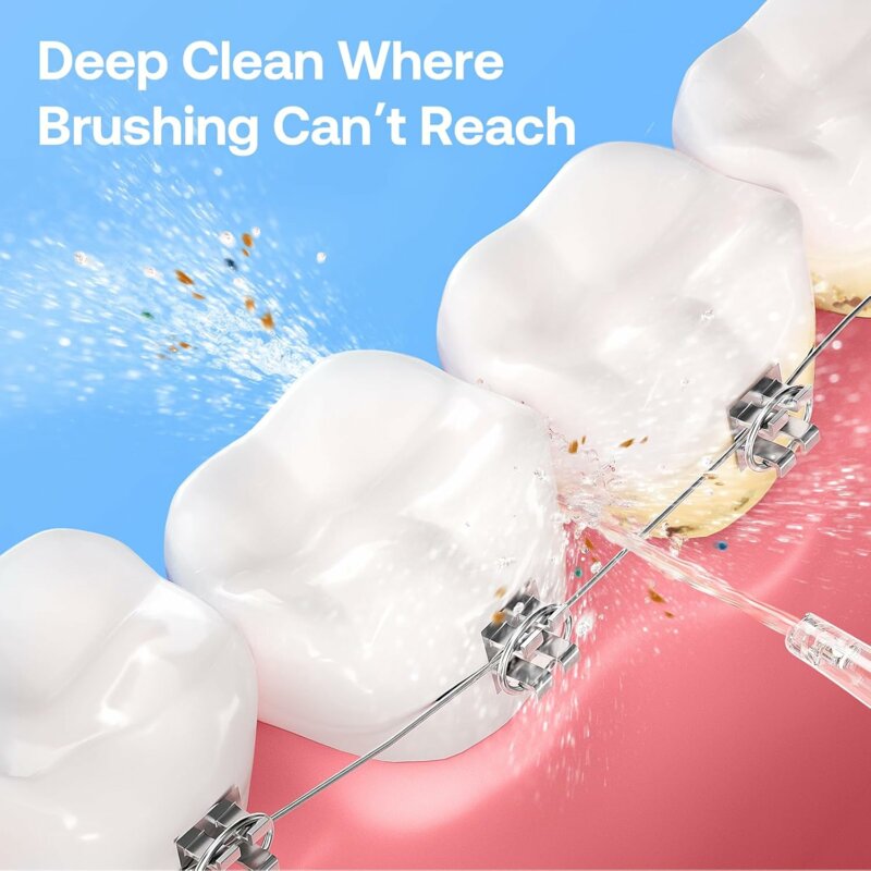 Irigator bucal cu 6 capete, 5 moduri Bitvae, alb, BVF30