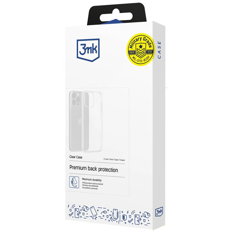 Husa Honor X5c Plus 3mk Clear Case, transparenta