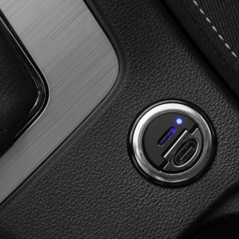 Incarcator auto bricheta 24V Fixed, 2x USB-C, 30W, FIXCC30M-CC-BK