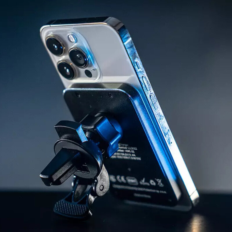 Suport auto wireless MagSafe 15W, 3mk HARDY MagCharger, negru