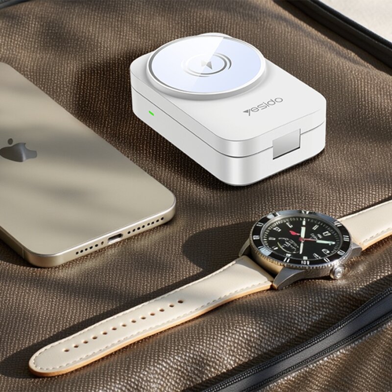 Statie incarcare wireless 3in1 pliabila Yesido DS27, 15W, negru