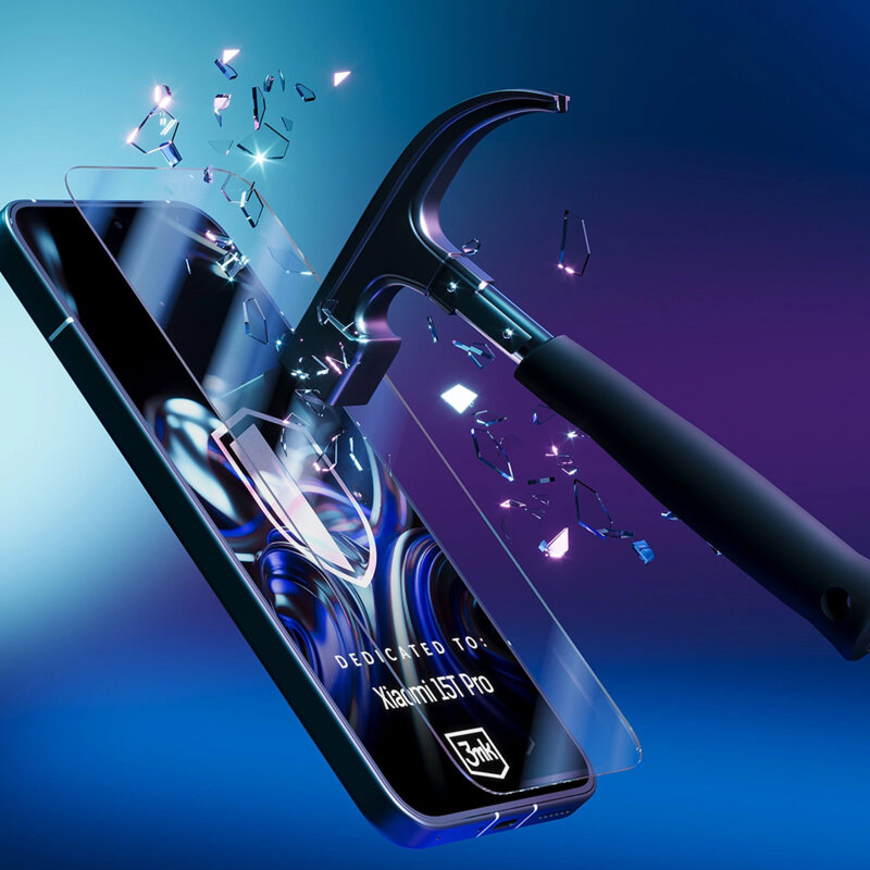 Folie Xiaomi 15T Pro 3mk FlexibleGlass, transparenta