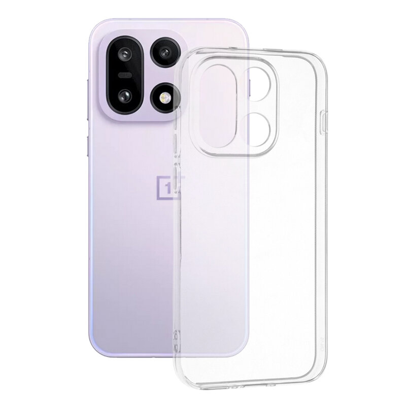 Husa OnePlus 15 Techsuit Clear Silicone, transparenta