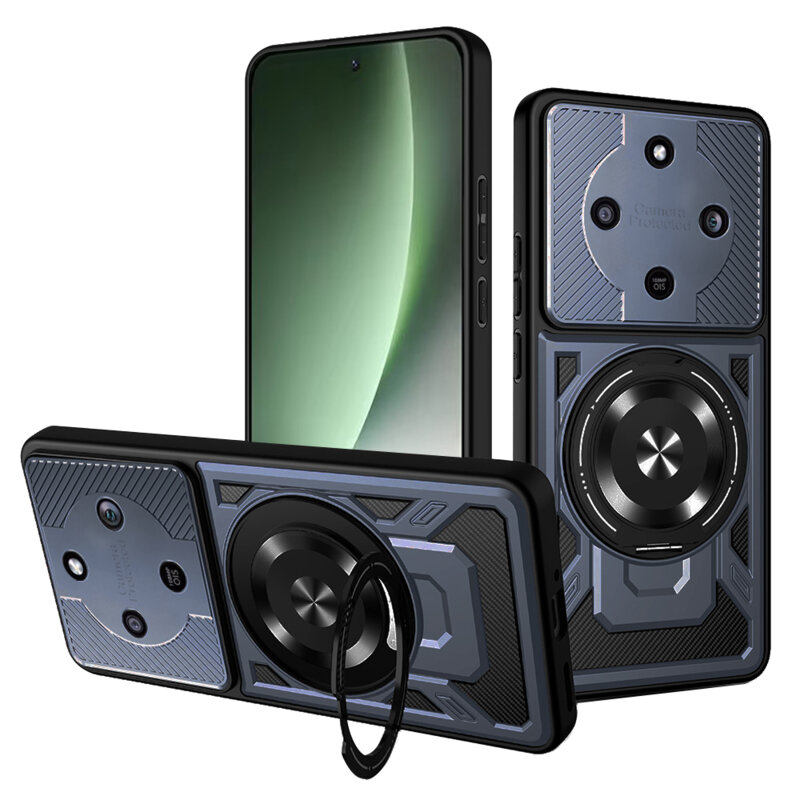 Husa Honor Magic8 Lite Techsuit RuggedCam, albastru