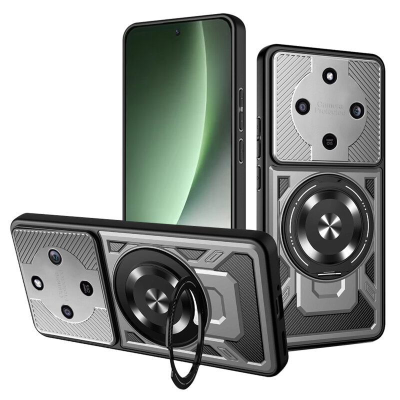 Husa Honor Magic8 Lite Techsuit RuggedCam, gri