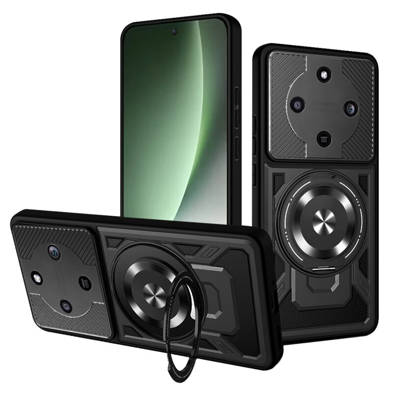 Husa Honor Magic8 Lite Techsuit RuggedCam, negru