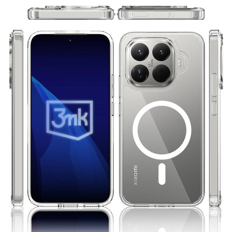 Husa Xiaomi 15T Pro 3mk Armor MagCase, transparenta