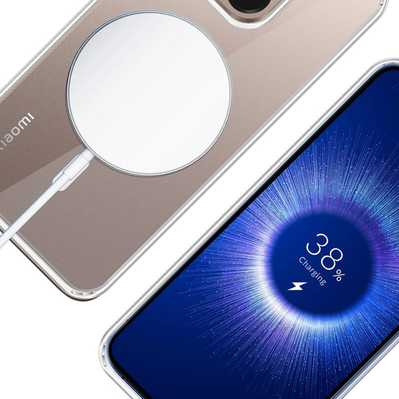 Husa Xiaomi 15T 3mk Armor MagCase, transparenta