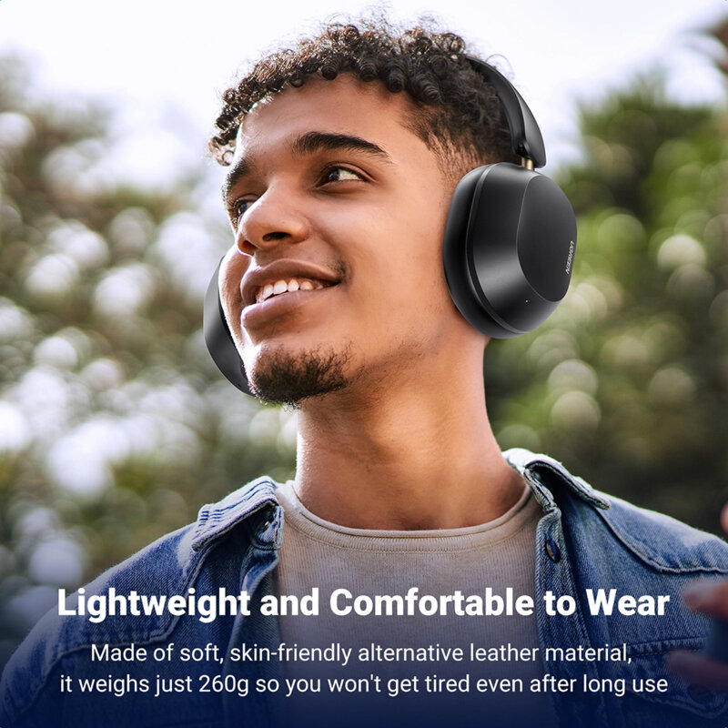 Casti wireless Bluetooth V5.4 Noise Cancelling Ugreen, alb, 35758