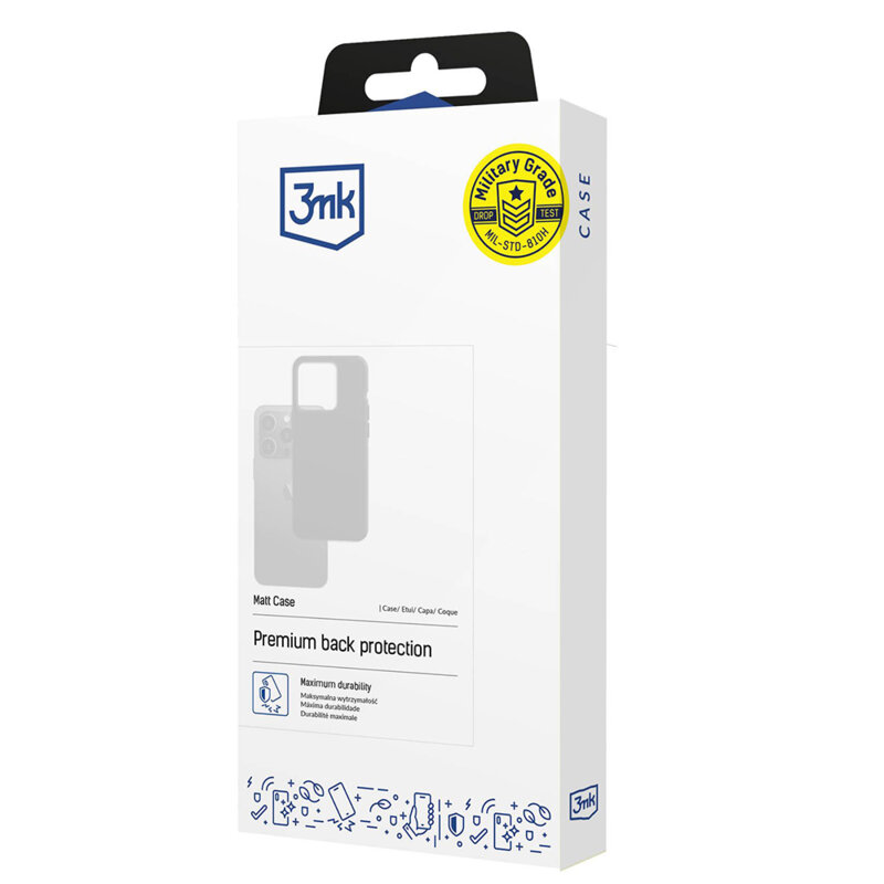 Husa Xiaomi 15T premium 3mk Matt Case, negru