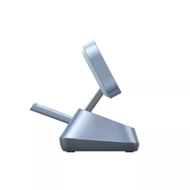 Incarcator wireless MagSafe Qi2 3in1 Ugreen, 25W, bleu, W711