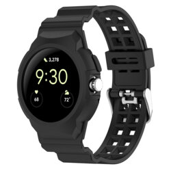 Curea Google Pixel Watch 4 41mm Techsuit, negru, W065