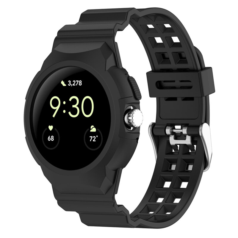Curea Google Pixel Watch 4 41mm Techsuit, negru, W065