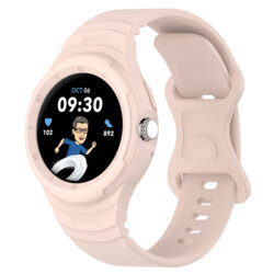 Curea Google Pixel Watch 4 41mm Techsuit, roz, W066