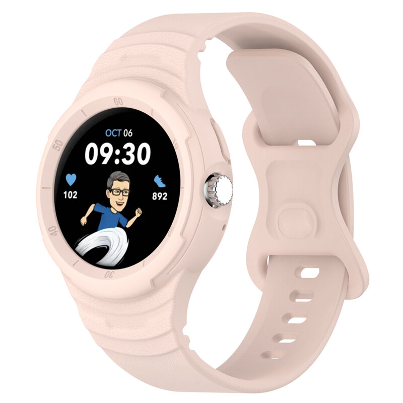 Curea Google Pixel Watch 4 41mm Techsuit, roz, W066