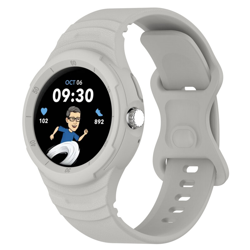 Curea Google Pixel Watch 4 41mm Techsuit, gri, W066