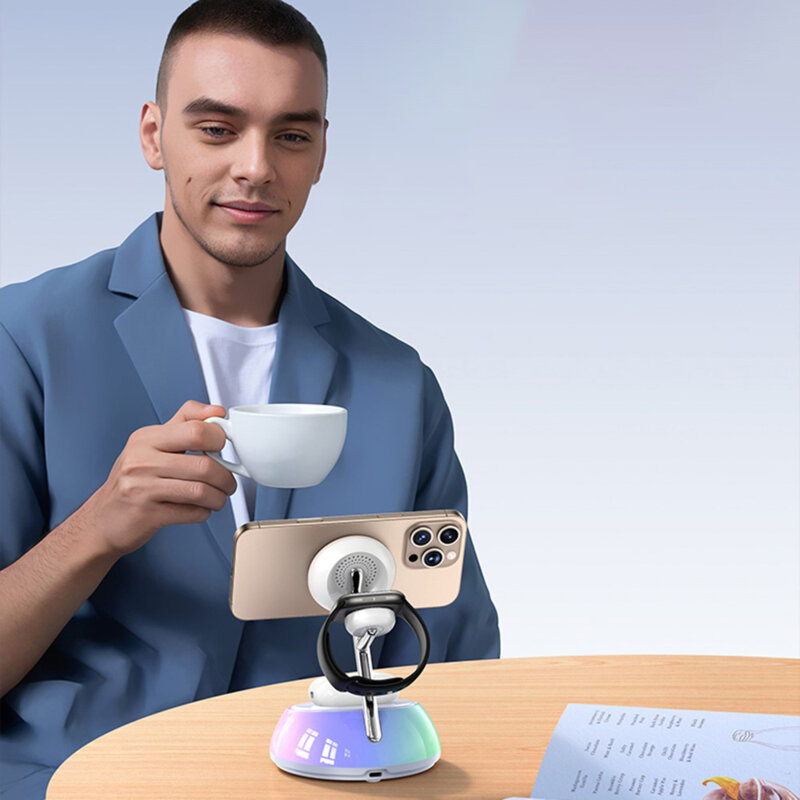 Statie incarcare wireless iPhone, Apple Watch, Yesido DS31