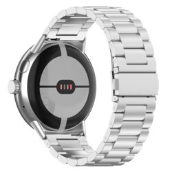 Curea Google Pixel Watch 4 45mm Techsuit, argintiu, W010