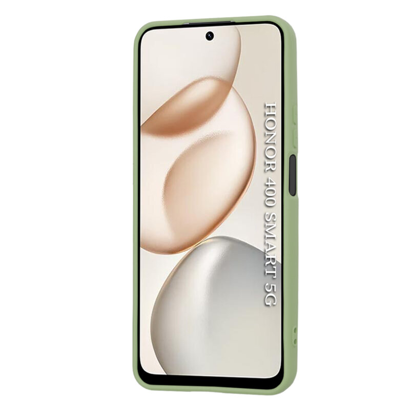Husa silicon Honor 400 Smart 5G Techsuit SoftFlex, verde deschis