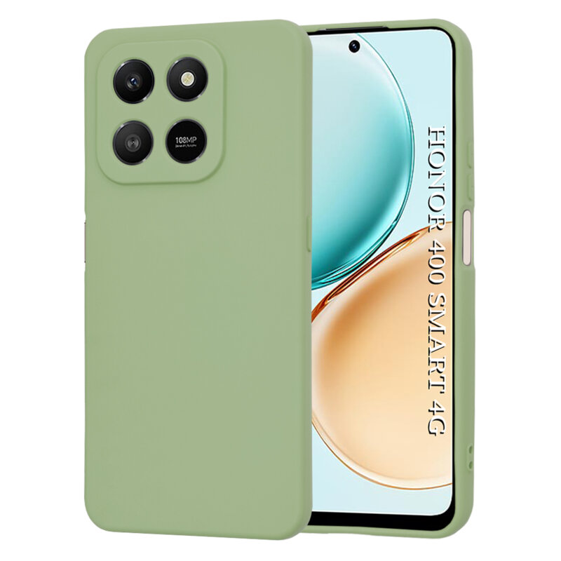 Husa silicon Honor 400 Smart 4G Techsuit SoftFlex, verde deschis
