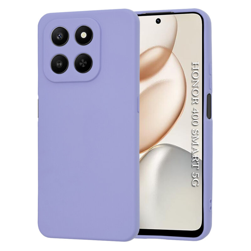 Husa silicon Honor 400 Smart 5G Techsuit SoftFlex, violet