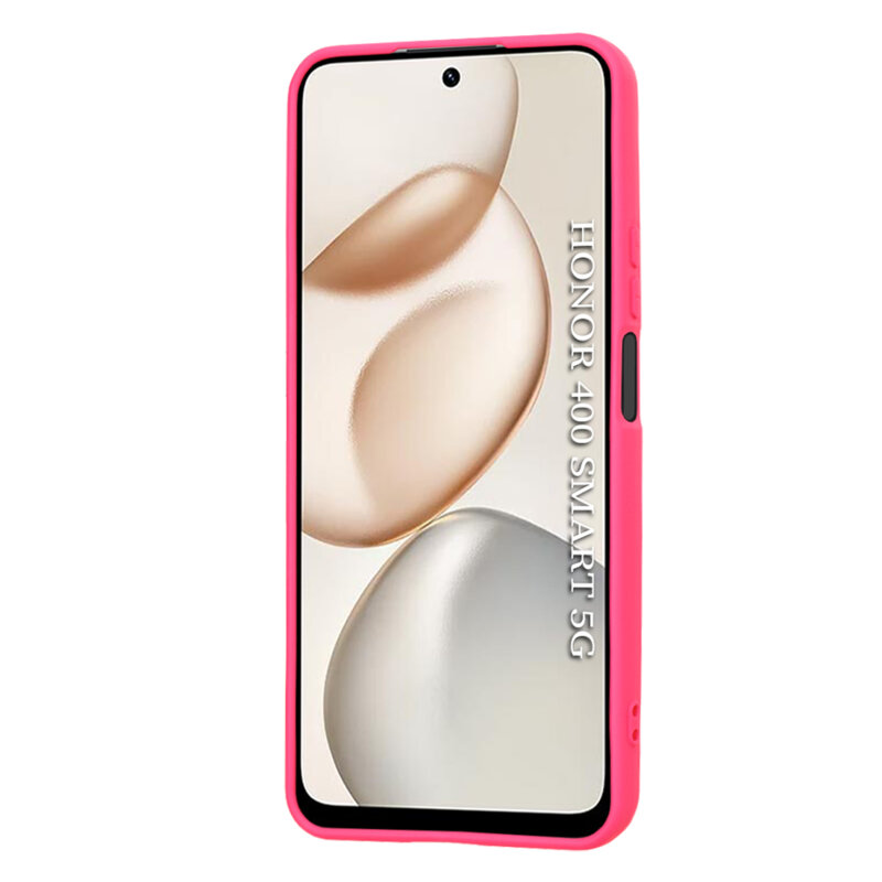 Husa silicon Honor 400 Smart 5G Techsuit SoftFlex, fucsia