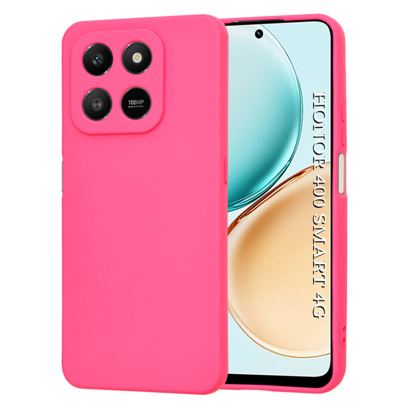 Husa silicon Honor 400 Smart 4G Techsuit SoftFlex, fucsia