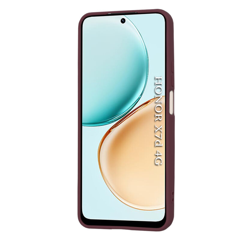 Husa silicon Honor X7d 4G Techsuit SoftFlex, bordo