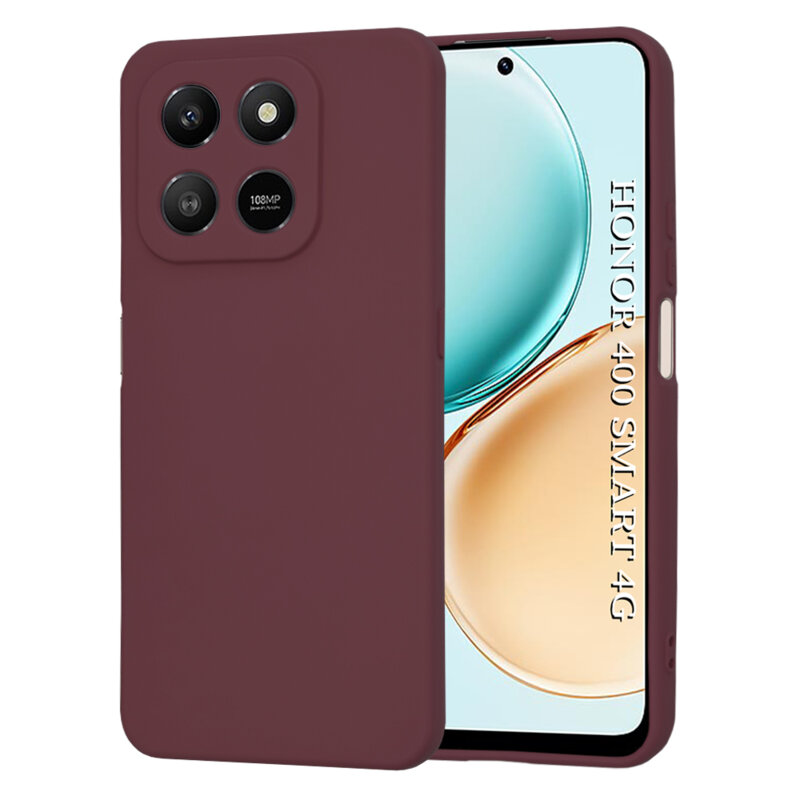 Husa silicon Honor 400 Smart 4G Techsuit SoftFlex, bordo