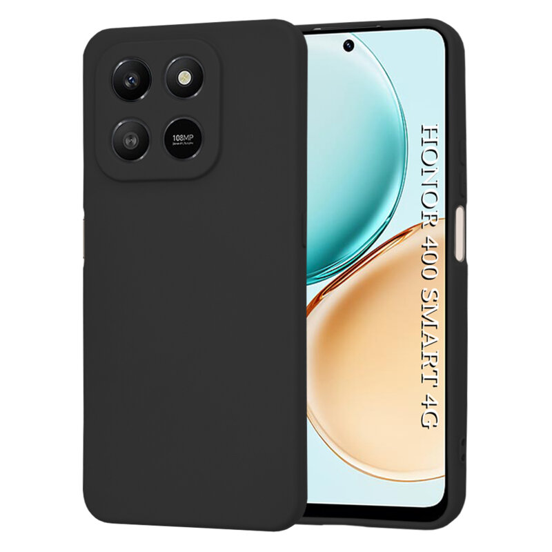 Husa silicon Honor 400 Smart 4G Techsuit SoftFlex, negru