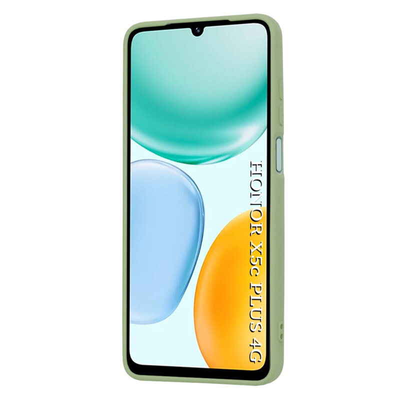 Husa silicon Honor X5c Plus Techsuit SoftFlex, verde deschis