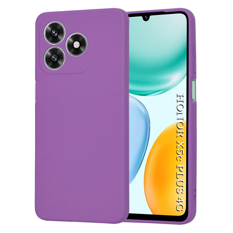 Husa silicon Honor X5c Plus Techsuit SoftFlex, mov