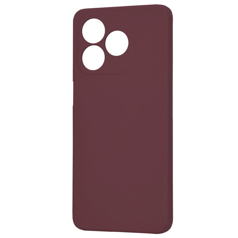 Husa silicon Honor X5c Plus Techsuit SoftFlex, bordo