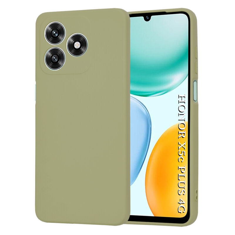 Husa silicon Honor X5c Plus Techsuit SoftFlex, verde