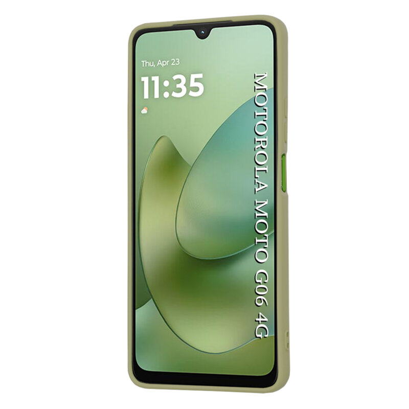 Husa silicon Motorola Moto G06 Techsuit SoftFlex, verde