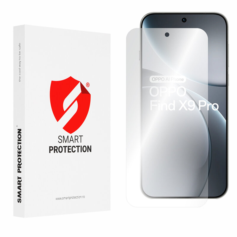 [Pachet 2x] Folie regenerabila premium Oppo Find X9 Pro Smart Protection Classic, transparenta