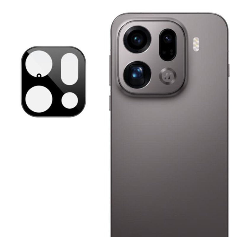 Folie camera Oppo Find X9 Pro Techsuit Full Glass, negru